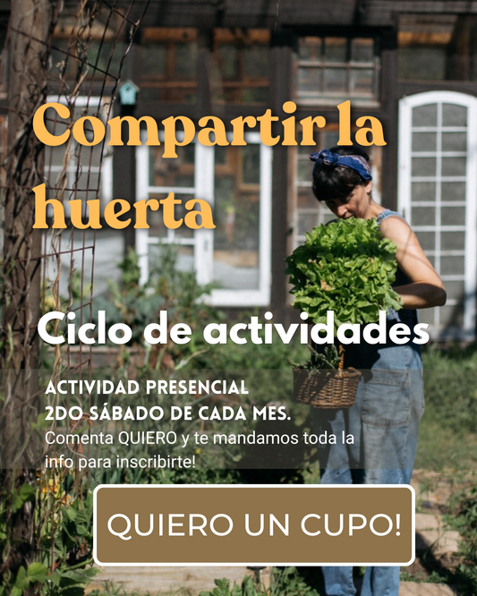 Curso Presencial Compartir la Huerta TODAS LAS JORNADAS