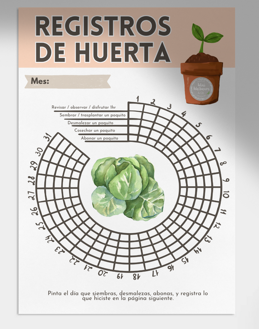 Tracker | Registros de Huerta