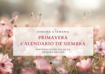 Calendario de Siembra de Primavera — Herramienta Google Sheets